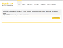Tablet Screenshot of northstarphoto.com
